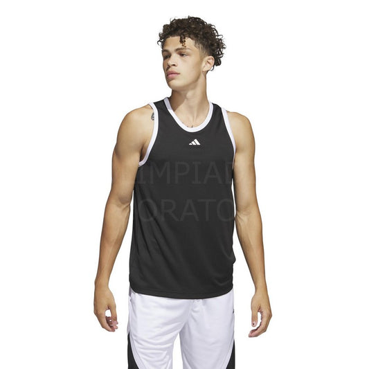 CANOTTA BLACK/WHITE ADIDAS IC2457