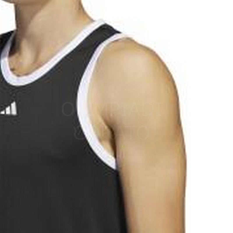 CANOTTA BLACK/WHITE ADIDAS IC2457