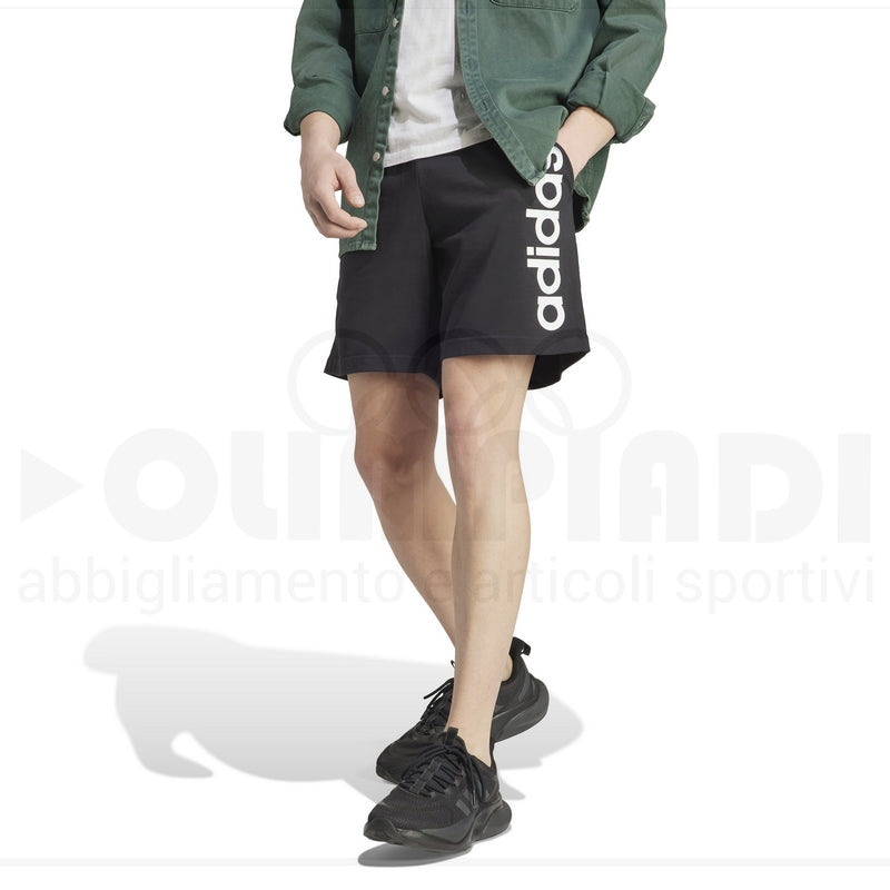 PANTALONCINO ADIDAS LIN SJ UOMO NERO