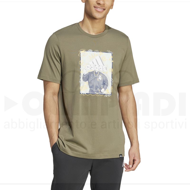 T SHIRT ADIDAS VERDONE M DOODLE T OLISTR