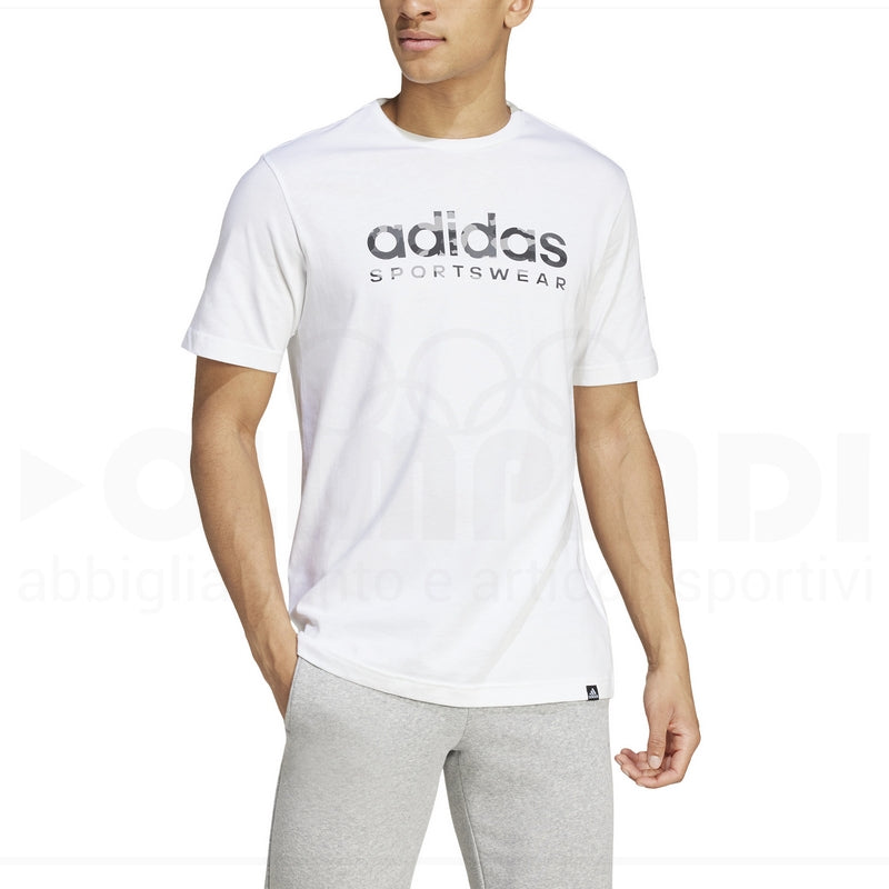 T SHIRT M CAMO SPW L T WHITE ADIDAS