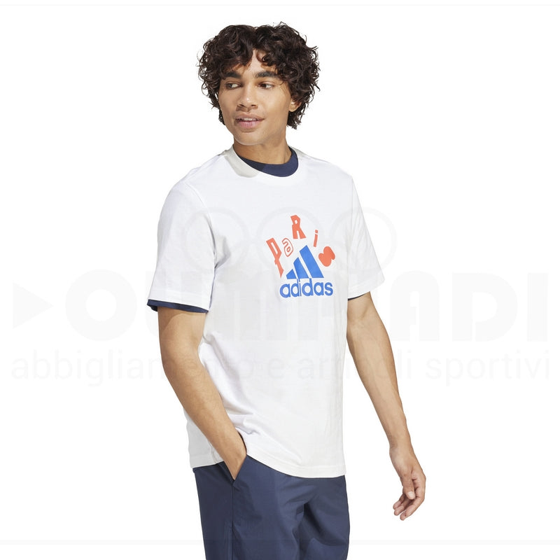 T SHIRT PAR GT1 M WHITE ADIDAS IW0093