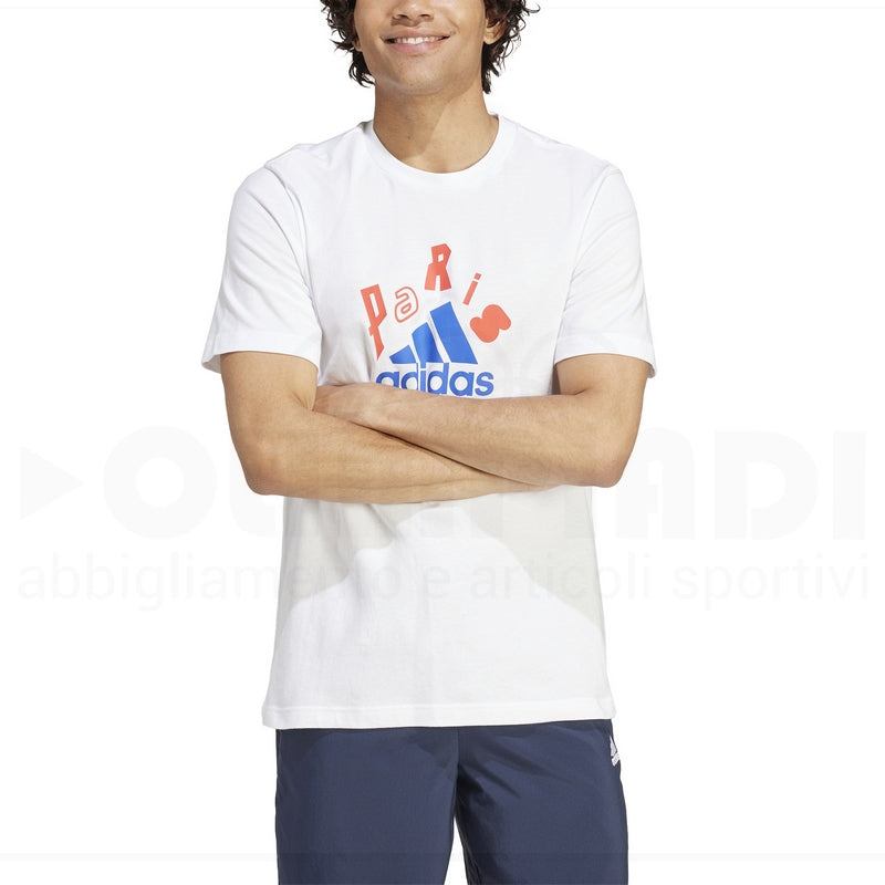 T SHIRT PAR GT1 M WHITE ADIDAS IW0093