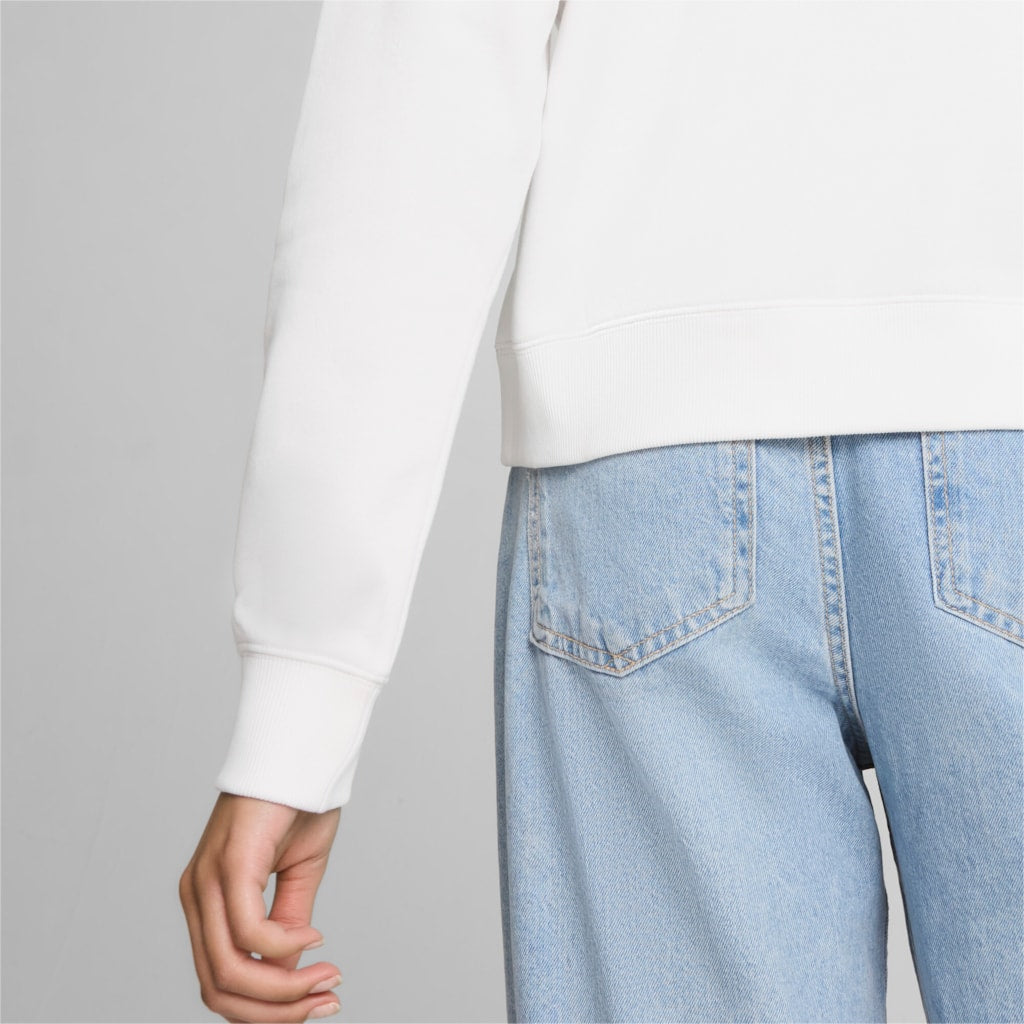 PUMA FELPA DONNA BIANCO 681539-02