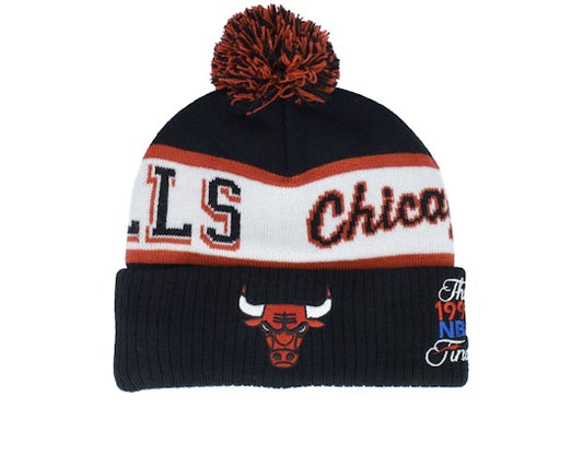NBA BLOCK SWEEP POM KNIT HWC - CHICAGO BULLS