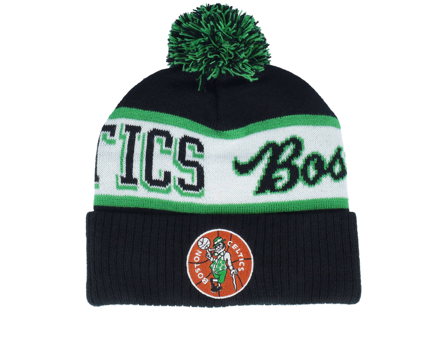 NBA BLOCK SWEEP POM KNIT HWC - BOSTON CELTICS