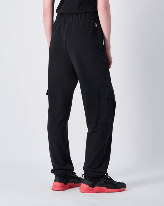 Pantaloni Cargo Donna Champion - 117791 Neri | Polsini Elasticizzati