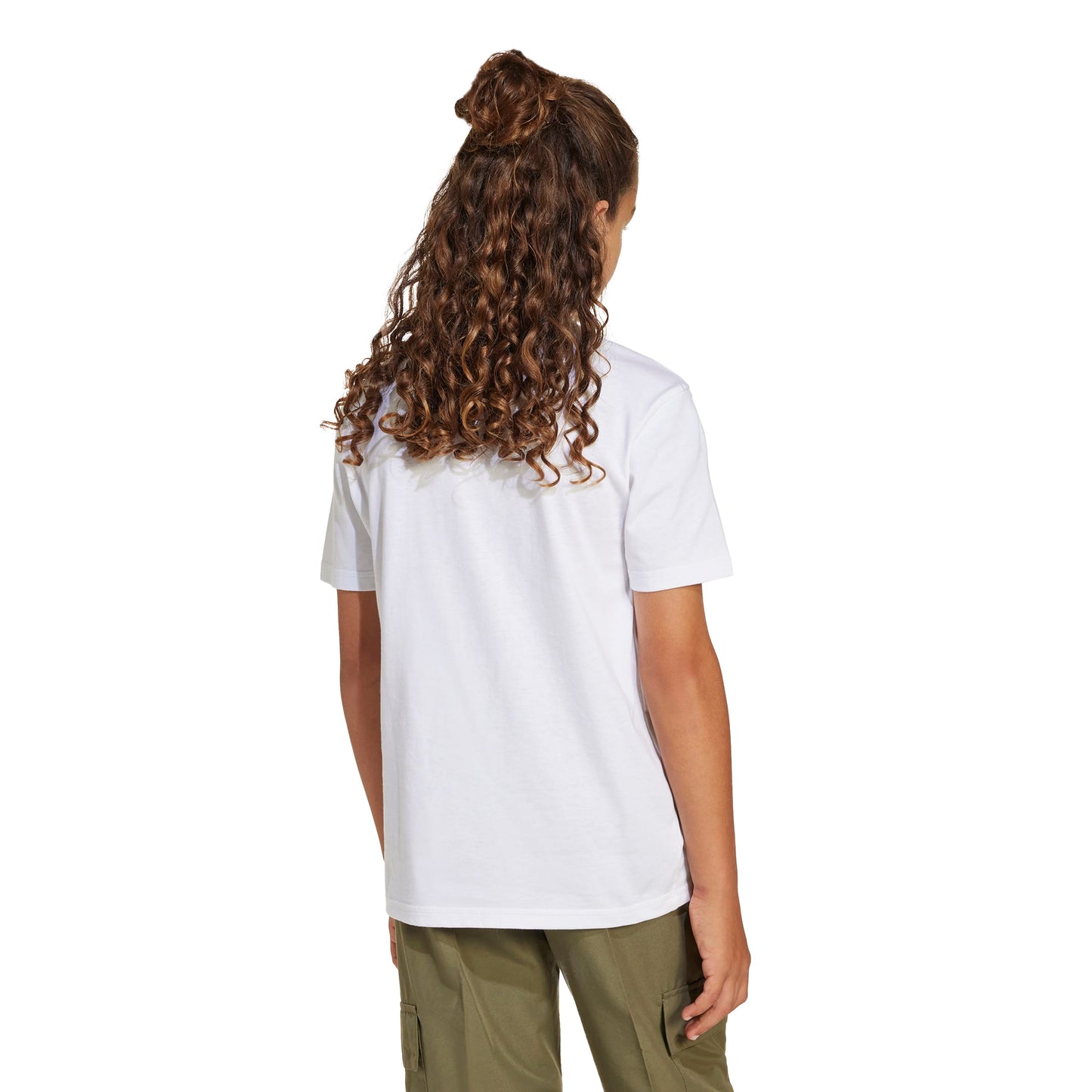 J SL TEE 160 WHITE ADIDAS JC9774 BIANCO