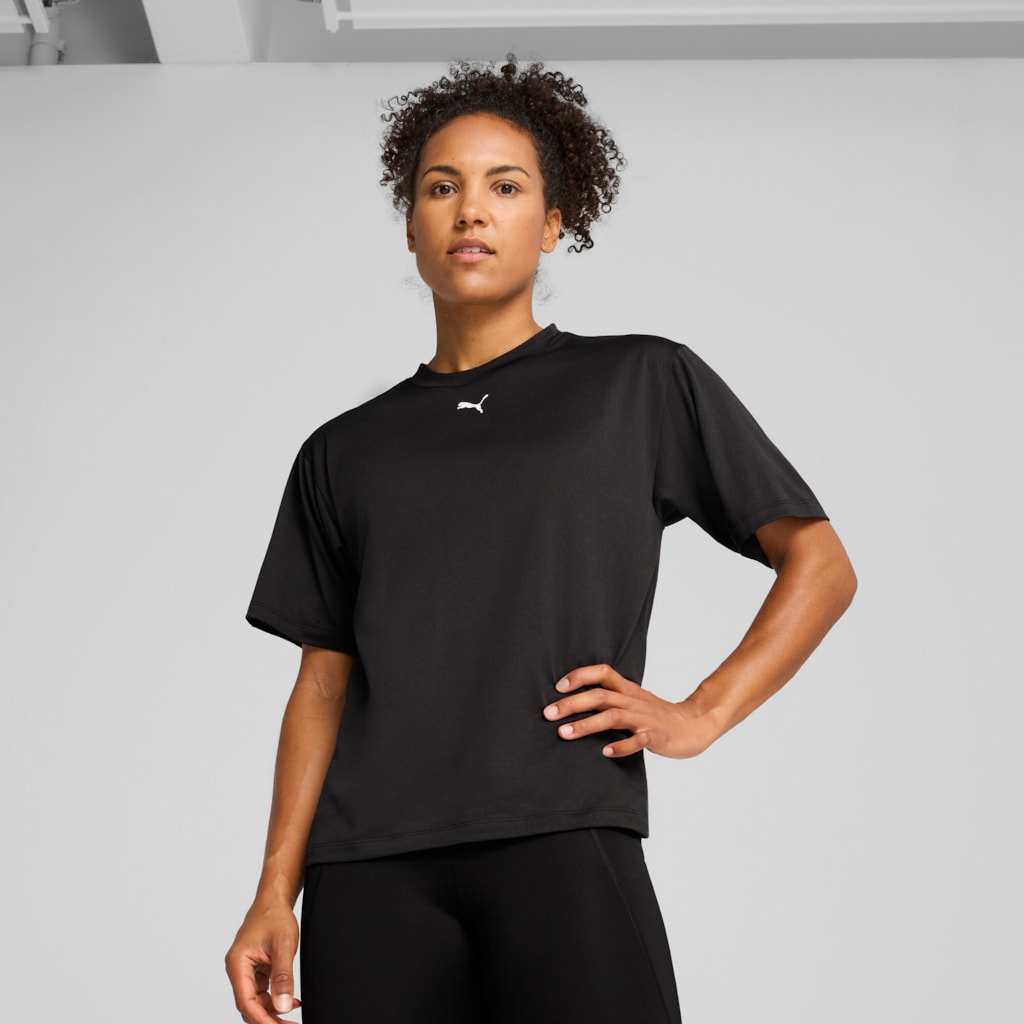 W TAD ESSENTIAL RELAXED TEE PUMA 527139-01 nero
