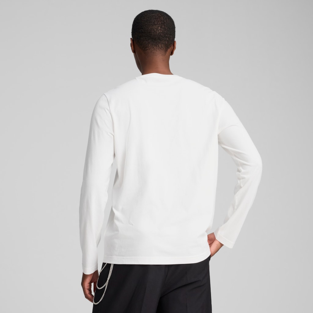 ESS No. 1 Logo Longsleeve Tee PUMA 682546-02 bianco