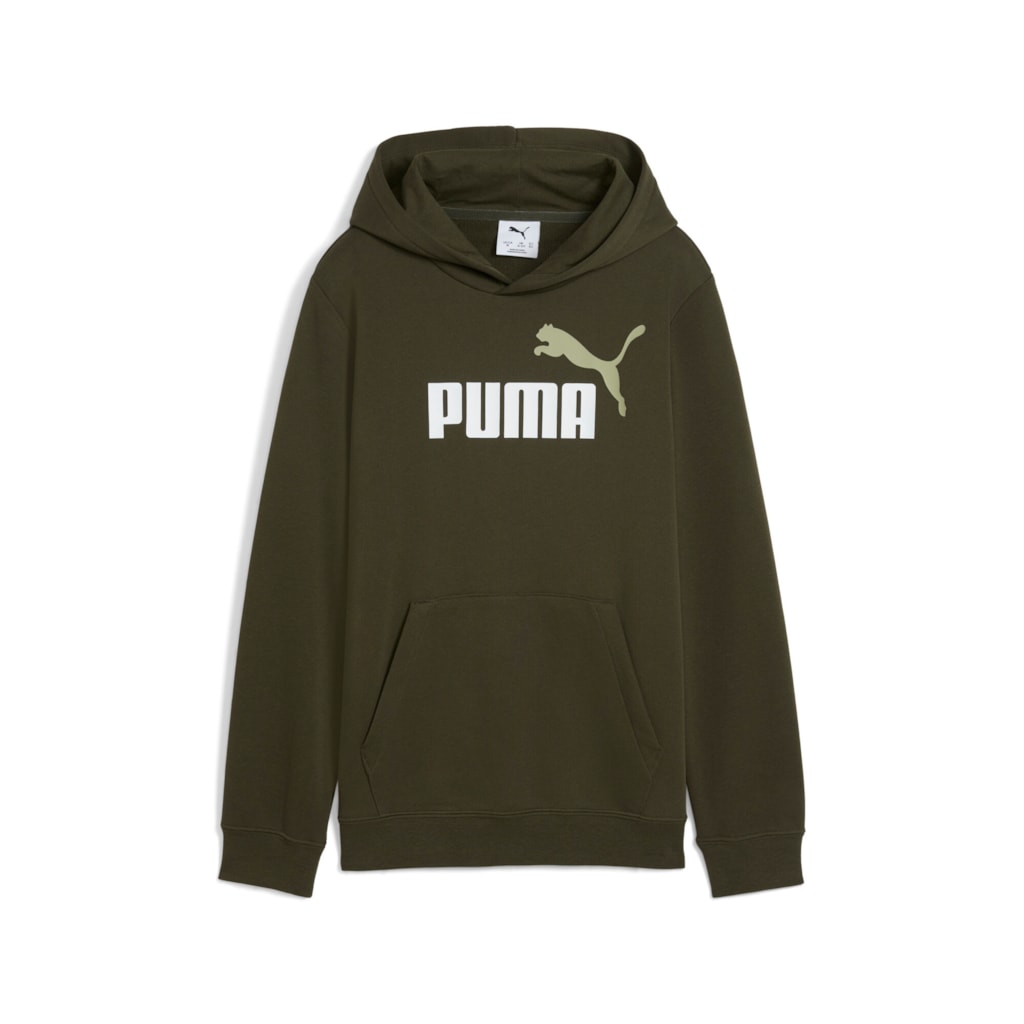 ESS 2 COLOR No.1 Logo Hoodie TR B PUMA 685823-70 verdone