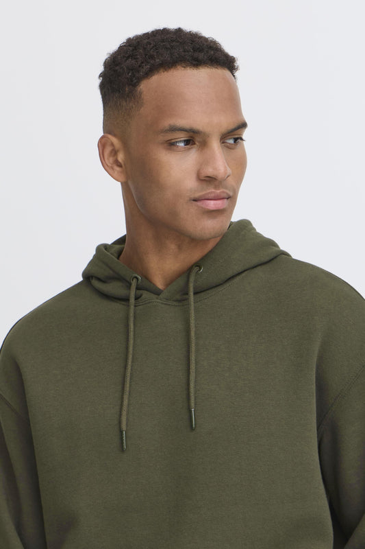 Felpa con Cappuccio Blend BHJUSTAN Verde Scuro - 20718482-190414