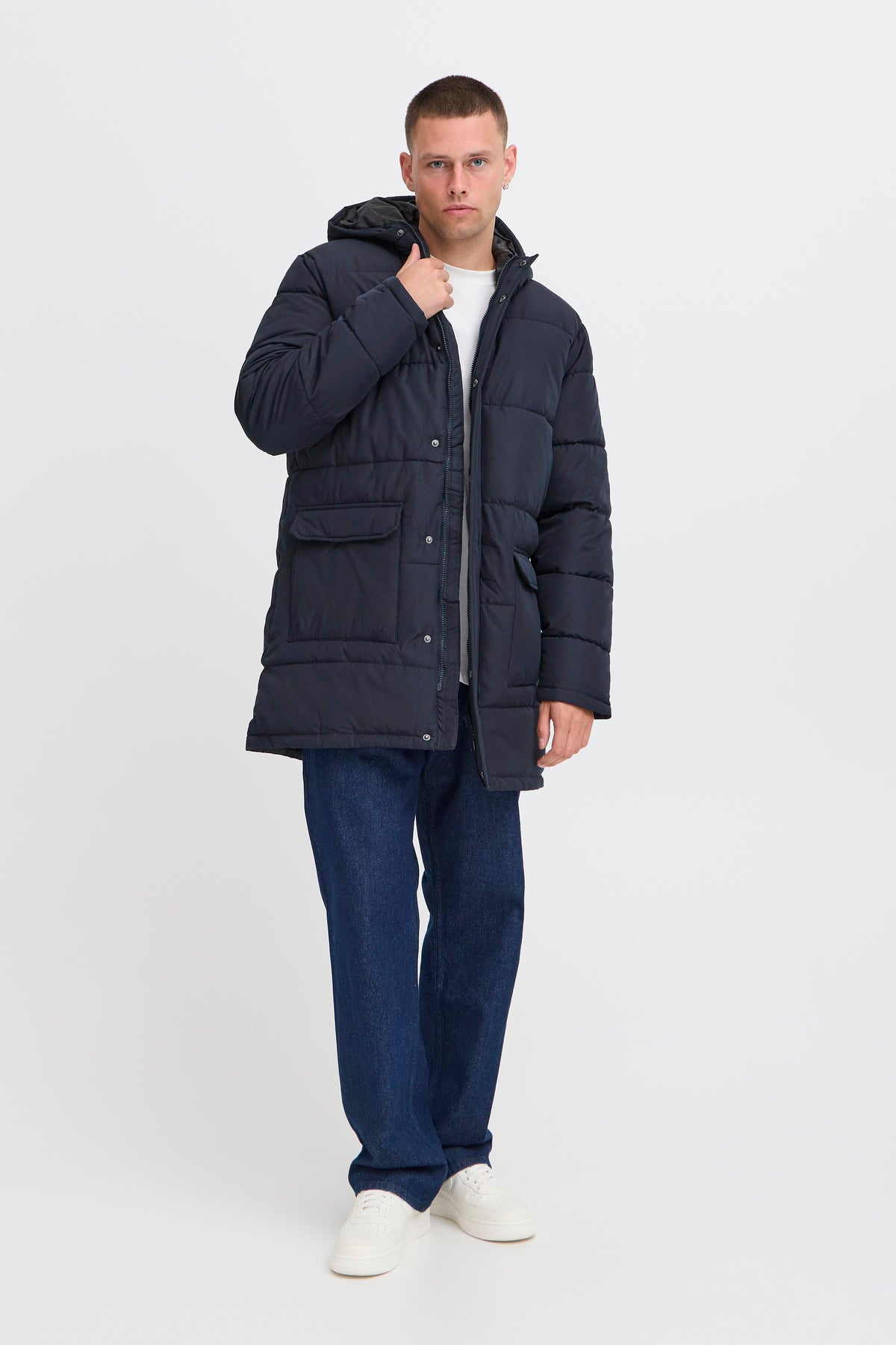 Parka Blend He BHELWIN Jacket Uomo Nero 20718467-194011