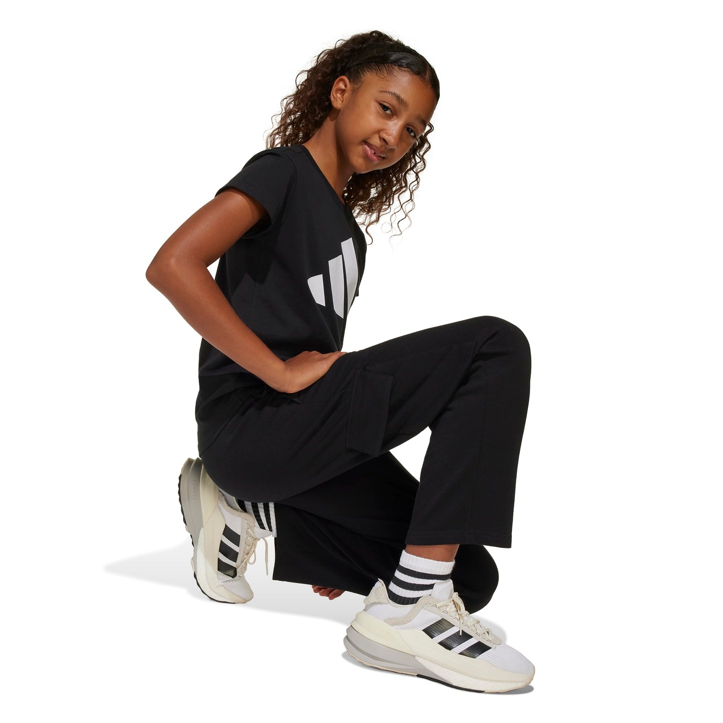 Pantaloni Cargo Adidas Essentials Junior Nero JC9738