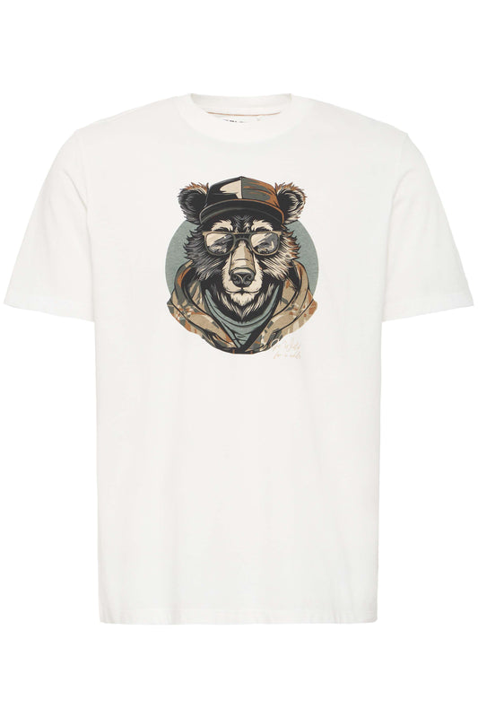 T-Shirt Blend He BHKIAM Tee Uomo Bianco 20718603-110602