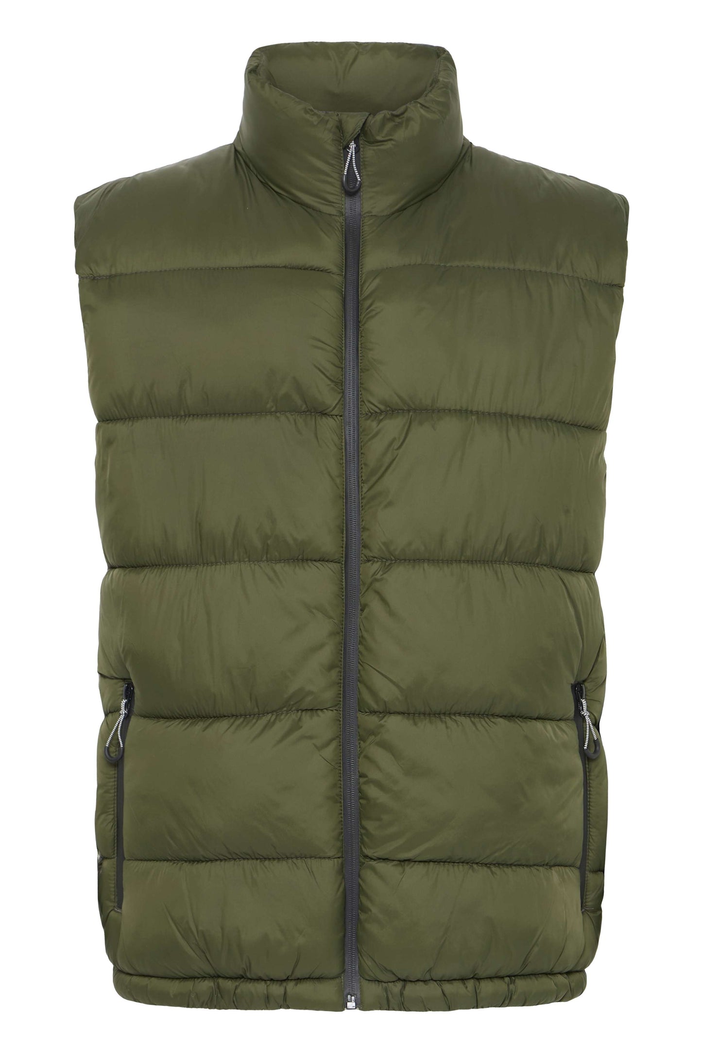 Gilet Blend He BHEIDEN Vest with Stand Uomo Verde Scuro 20718636-190414