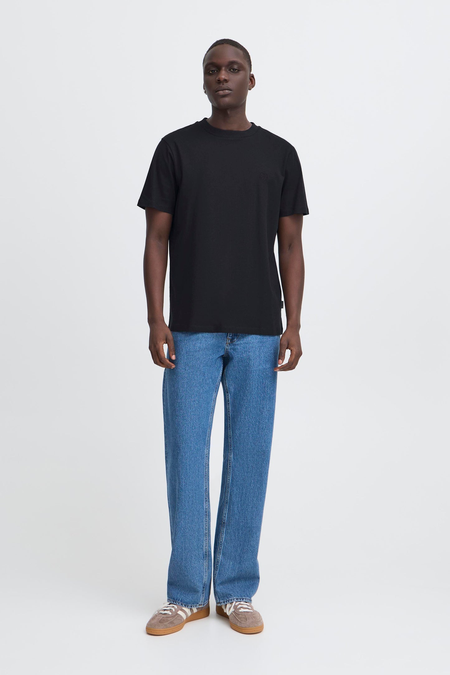 T-Shirt Blend He BHJUMA Tee Uomo Nero 20718462-194007