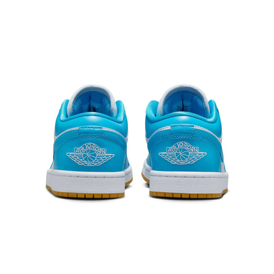 Scarpe Nike WMNS Air Jordan 1 Low Aquatone Bianco/Azzurro DC0774-104