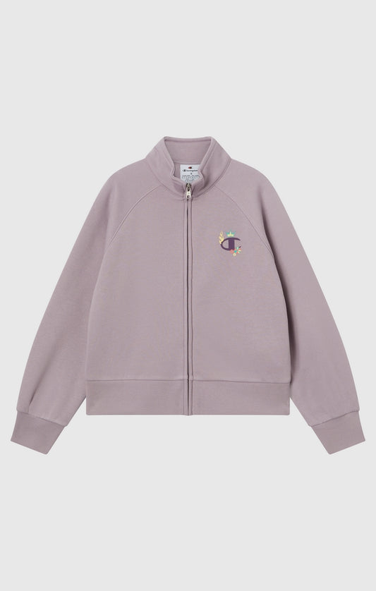 Felpa con Zip Champion Full Zip Sweatshirt Girl Rosa 405220-VS100