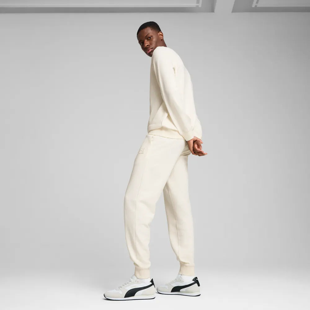 Felpa Girocollo Puma Essentials Elevated Crew Uomo Beige 688257-99