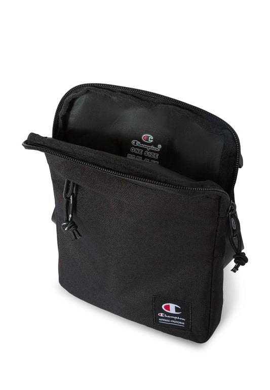 Champion Small Shoulder Bag 806022-KK001 - Borsa a Tracolla Piccola Uomo Nero