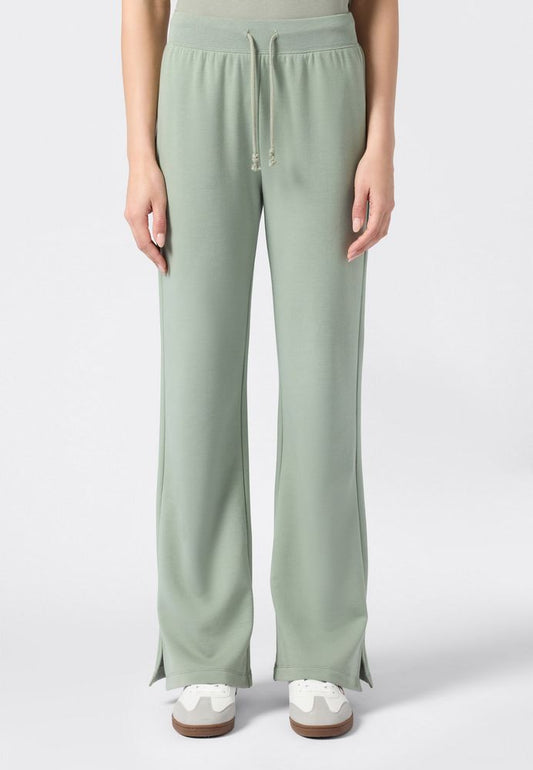Pantaloni Champion Flare Pants Donna Verde Salvia - 117553-GS148