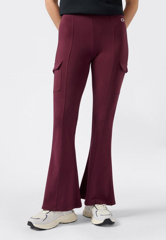 Champion Flare Cargo Leggings Donna Bordeaux - 118004-RS522