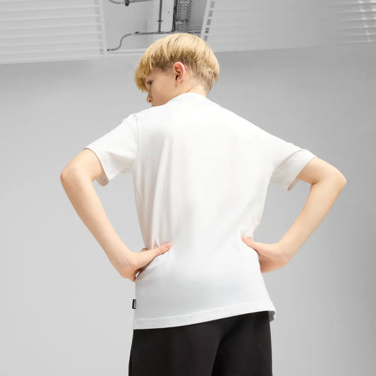 T-shirt Puma Basketball Posterize Tee Bianco