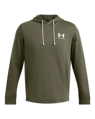 Felpa Under Armour UA Rival Terry LC HD Verde Militare - 1370401-390