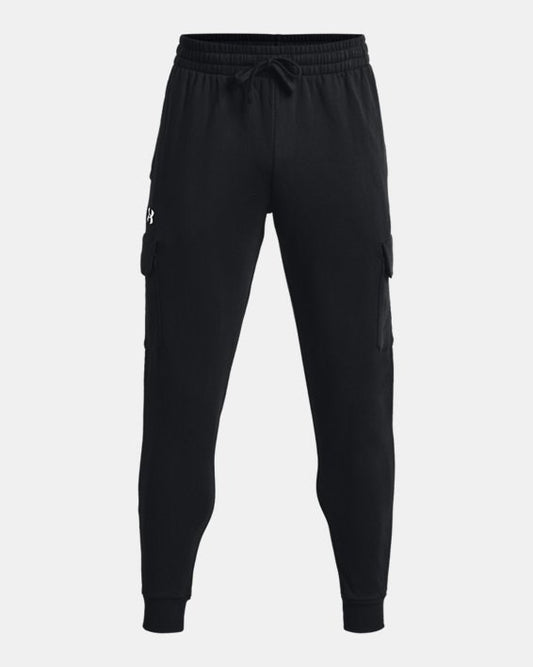 Under Armour UA Rival Fleece Cargo Jogger Uomo Nero - 1382134-001