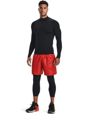 Under Armour UA HG Armour Comp Mock LS Nero - 1369606-1