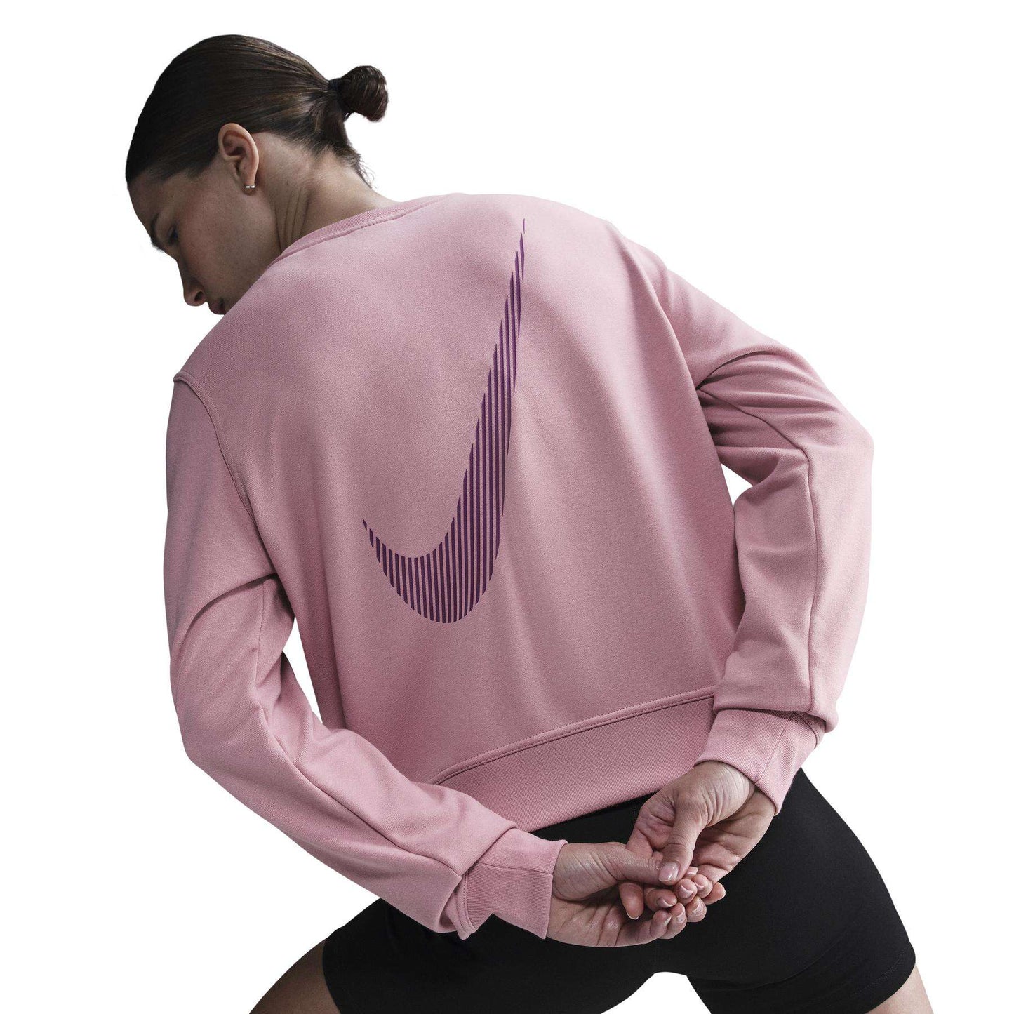 Felpa Nike One Dri-FIT Donna Girocollo Pink Glow - IB1450-699