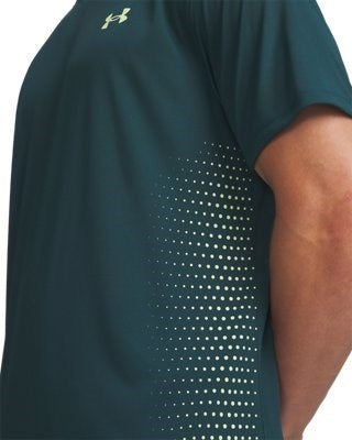 T-shirt Under Armour Tech™ Graphic Promo - Petrolio/Fluo - 1361518-919