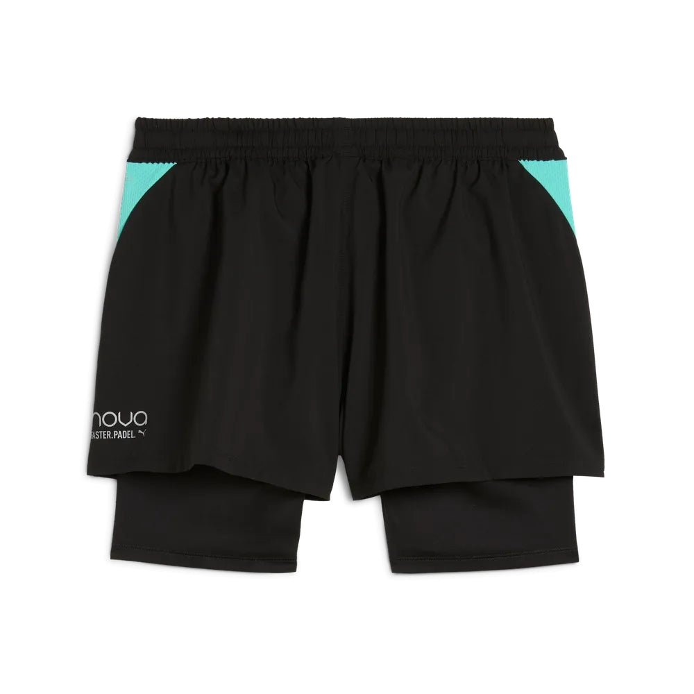 Shorts Puma Individual Padel 2in1 Donna - Nero - 660170-01