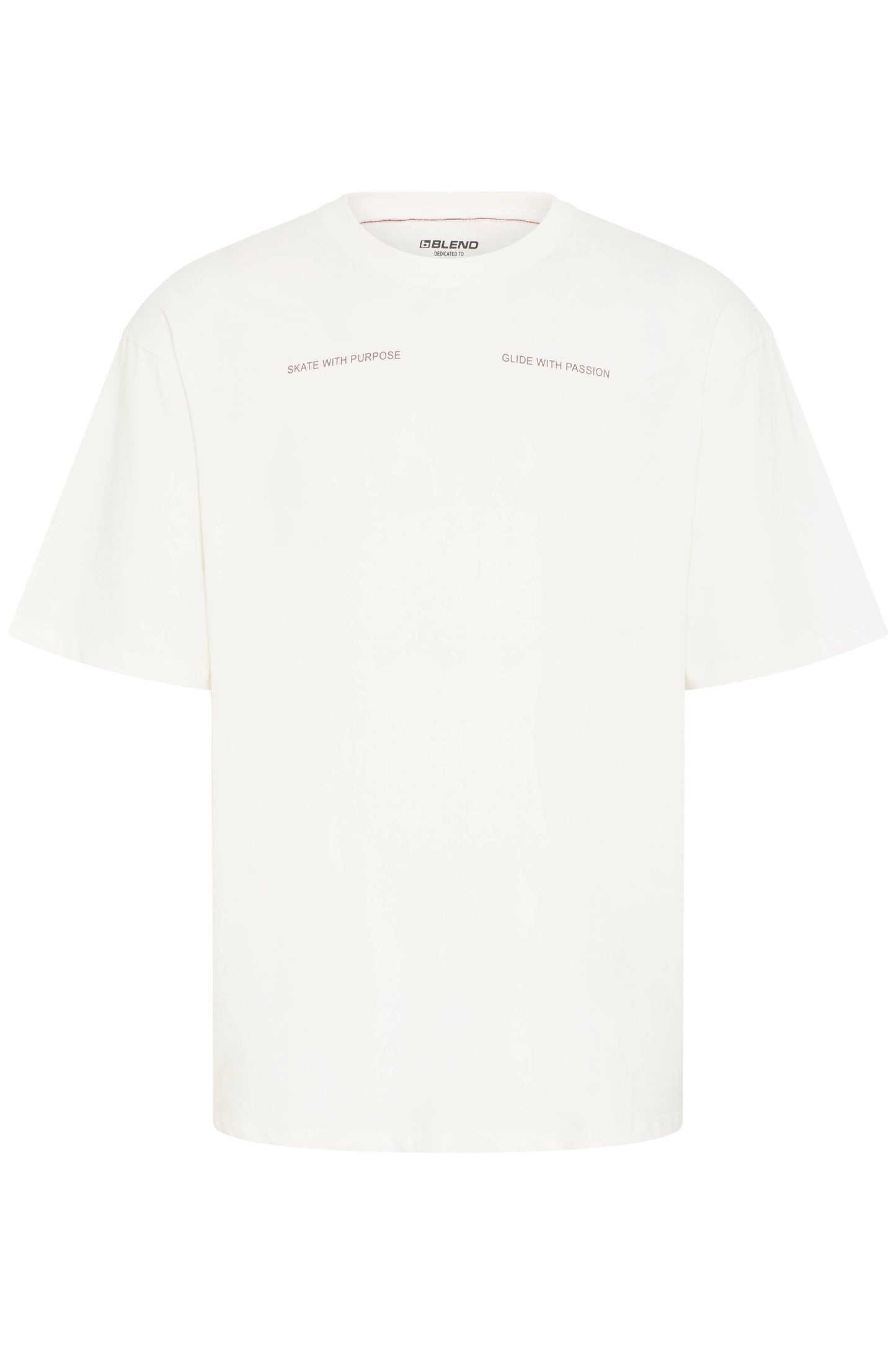 T-shirt Blend He BHKEATON - Bianco con Backprint - 20720341