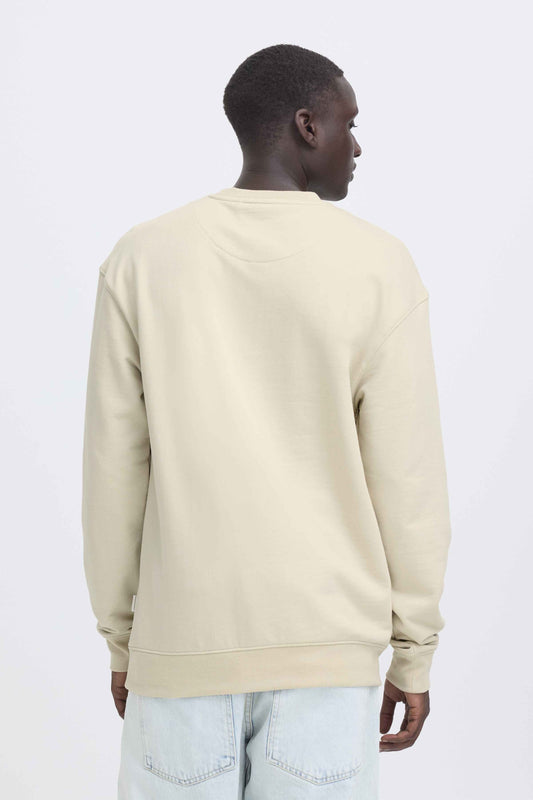 Felpa Blend He BHBRODY Crew Sweatshirt COTONE FRENCH TERRY - Beige - 20720214-141107