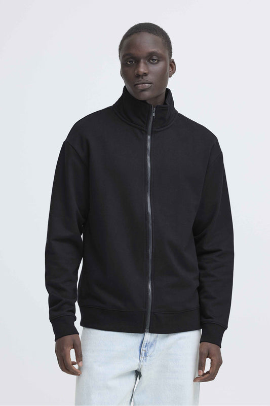 Felpa Blend He BHBRODY Stand Collar - Nero - 20720268-193911 cotone french terry