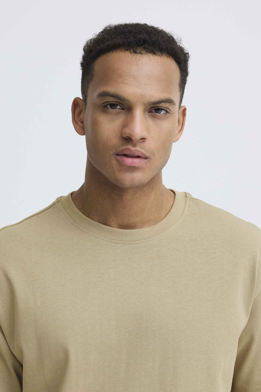 T-shirt Blend He BHFISHER Oversize - Beige / Khaki - 20718772-171108