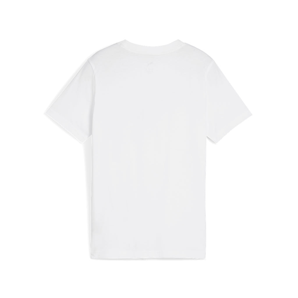 Maglia puma ess cat logo tee b - 684907-02 bianco