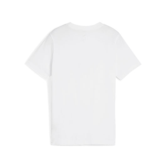 Maglia puma ess cat logo tee b - 684907-02 bianco