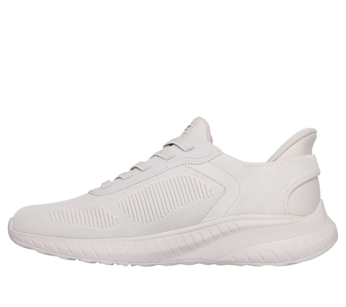 Scarpe skechers bobs squad chaos - solid step - 118312-ofwt bianco sporco