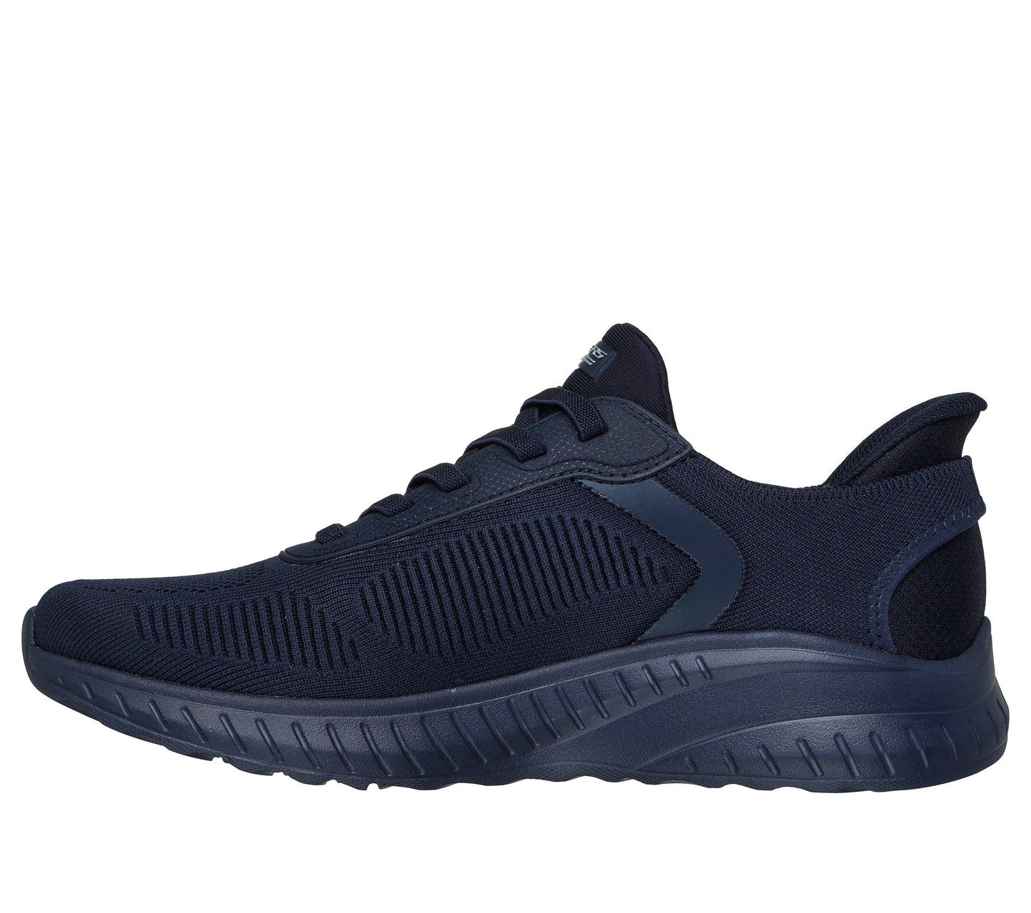 Scarpe skechers bobs squad chaos - solid step - 118312-dknv blu navy