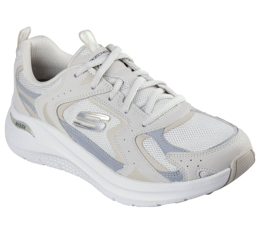 Scarpe skechers arch fit 2.0 - vintage luxe - 150332-nat naturale