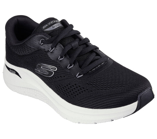 Scarpe skechers arch fit 2.0 - 232700-bkw nero bianco
