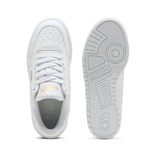 Scarpe puma shuffle downtown lo jr - 403739-01 bianco oro