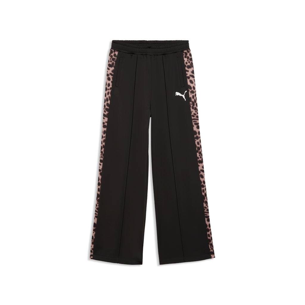 Pantaloni puma t7 animal track pants - 635371-01 nero leopardato