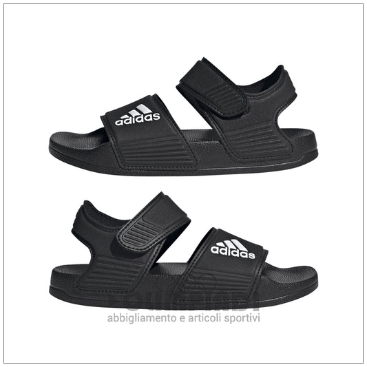 Sandali Bambino Adidas Adilette Sandal K - GW0344 Neri | Comfort Estivo