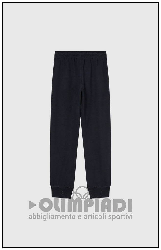Pantaloni Tuta Ragazzo Champion Rib Cuff - 307051 Blu Navy | Cotone