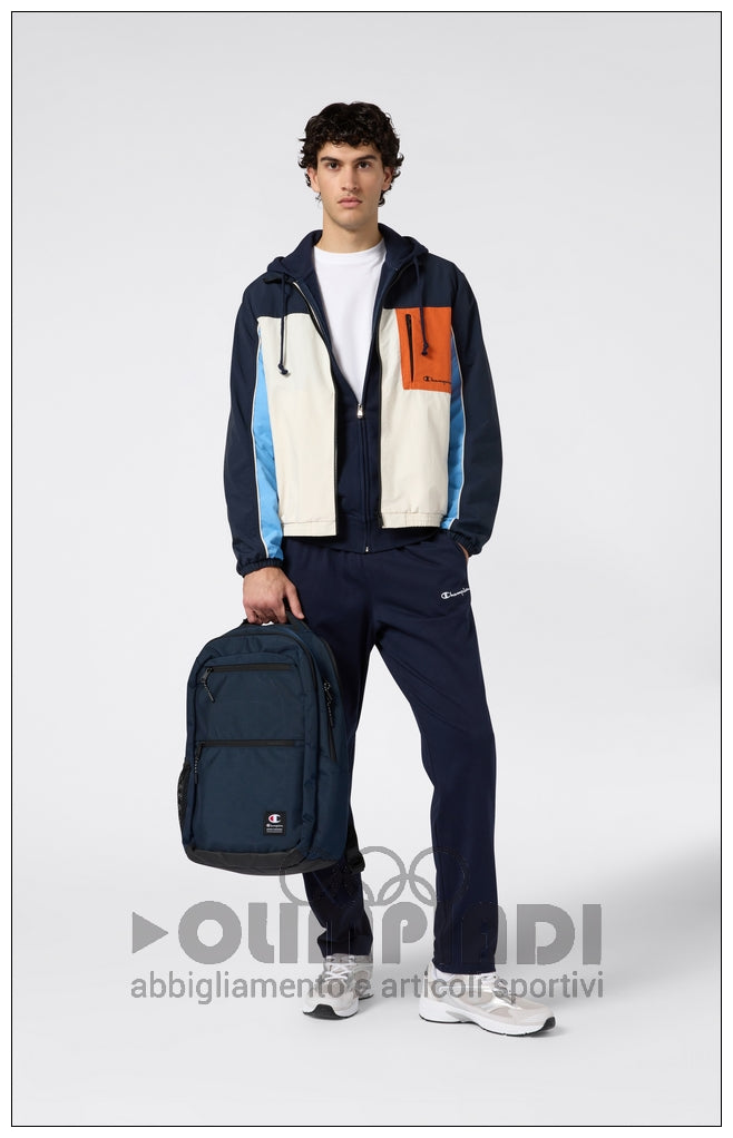 Pantaloni Tuta Uomo Champion Straight Hem - 221805 Blu Navy
