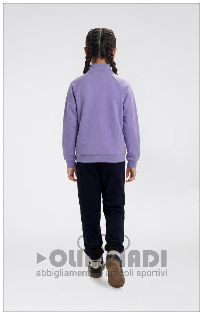 Tuta Bambina Champion Sweatsuit - 405380 Lilla e Nera | Misto Cotone